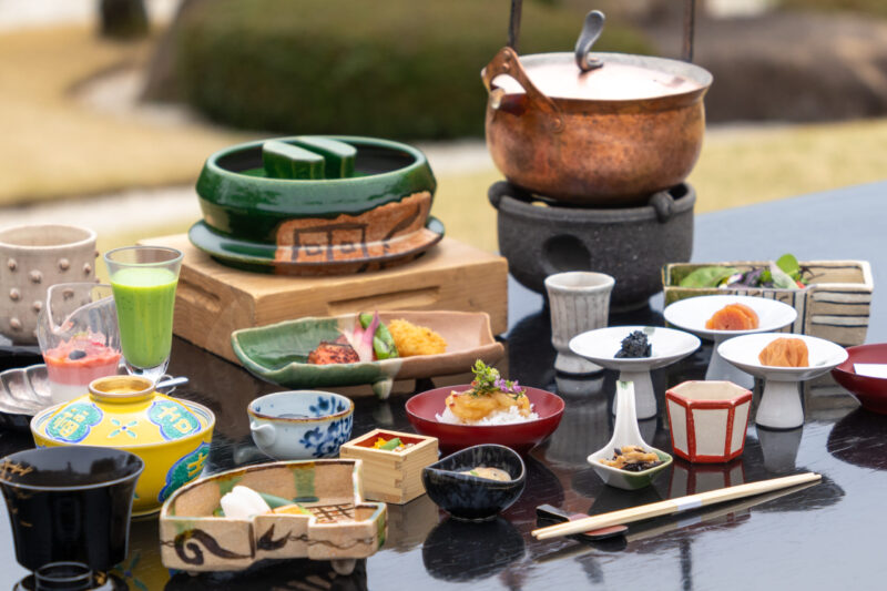 品数豊富な和朝食