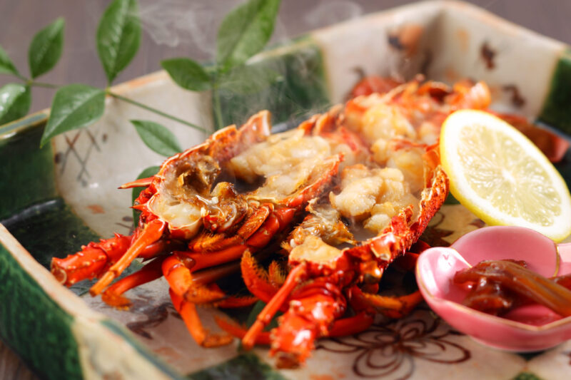 伊勢海老鬼殻焼き