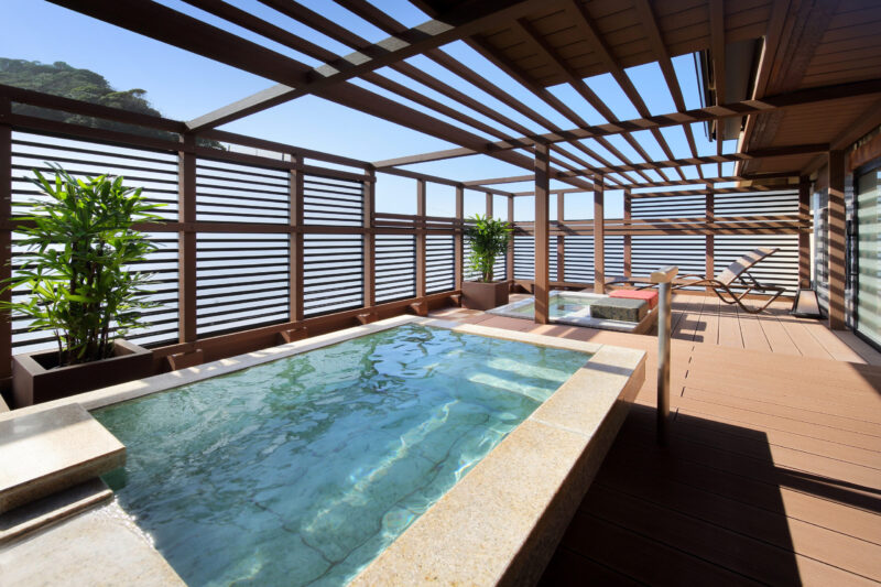 露天風呂付客室「ほおじろ」