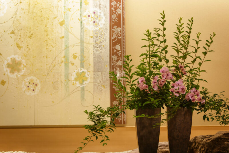 四季を迎える生け花